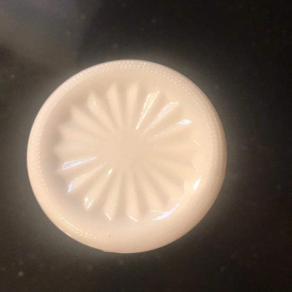Milk glass bud vase